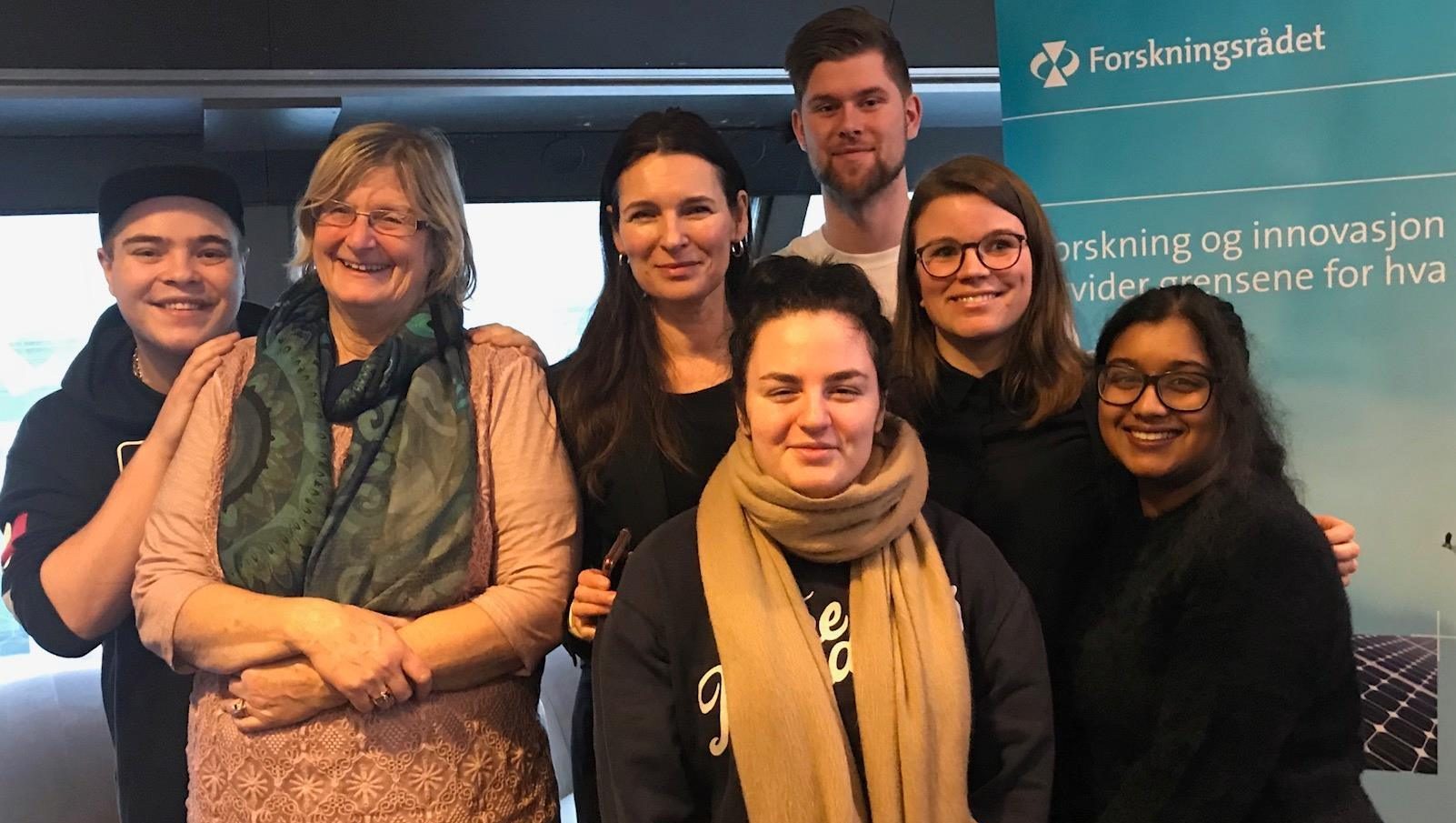 SPEAKERS: PhD-fellow Ida Juhasz (2nd from the right) together with professor Marit Skivenes, researcher Elisabeth Backe-Hansen and pro's from Forandringsfabrikken (The Change Factory). PHOTO: Forandringsfabrikken.